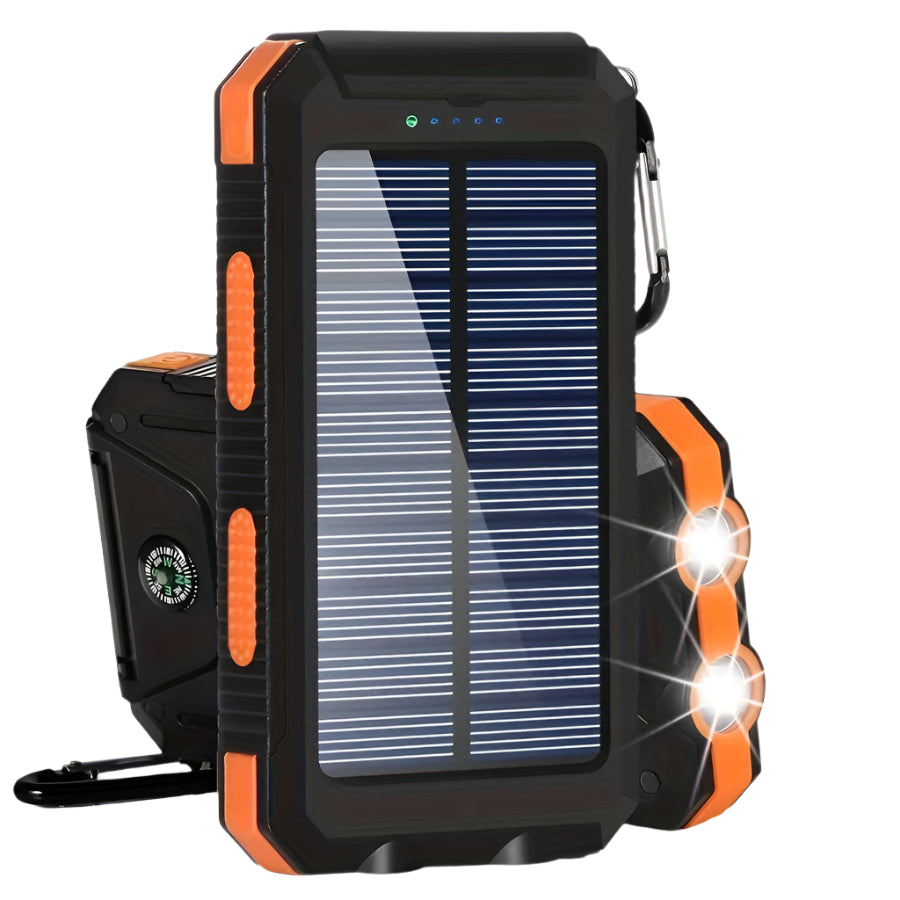10000mAh Portable Solar Power Bank with Dual USB-0