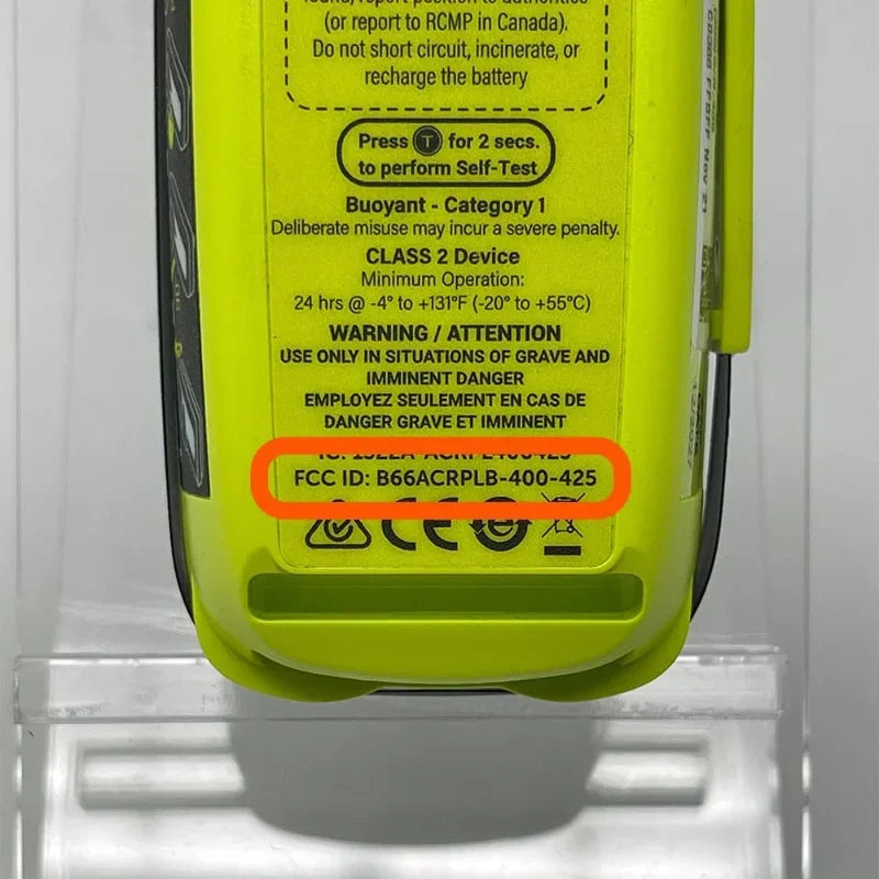 Personal Locator Beacon Survival Kit Includes a Compact Beacon, GPS Tracking, Strobe Light, Signal Mirror