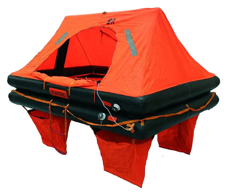 Custom OEM Ocean Survival Open Reversible Raft Inflatable Life Raft with 25 10 Person Life Raft