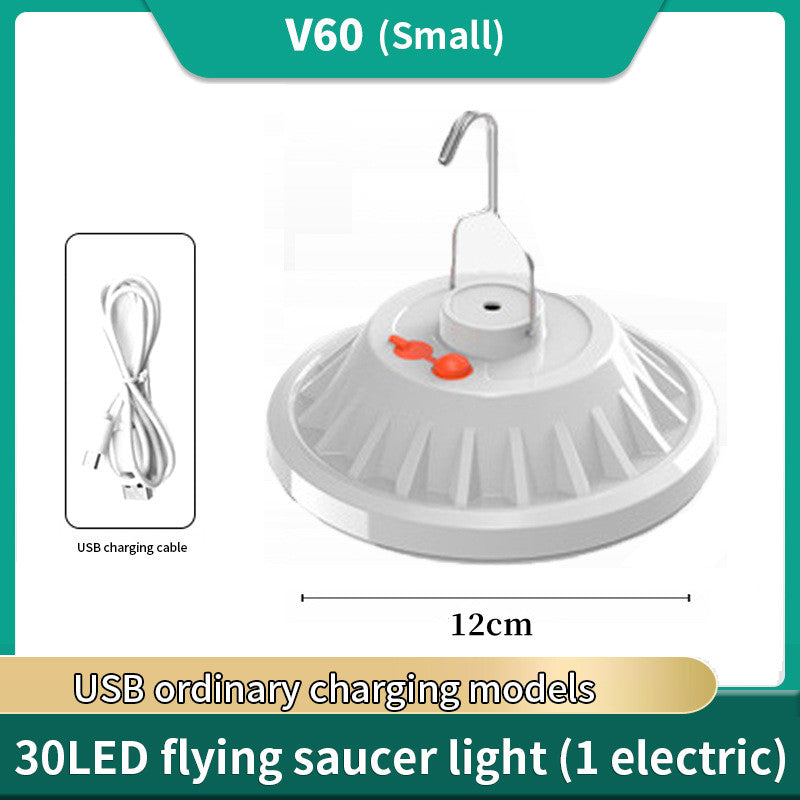 Solar UFO Light USB Charging LED Home Power Outage Emergency Light Outdoor Camping Light
