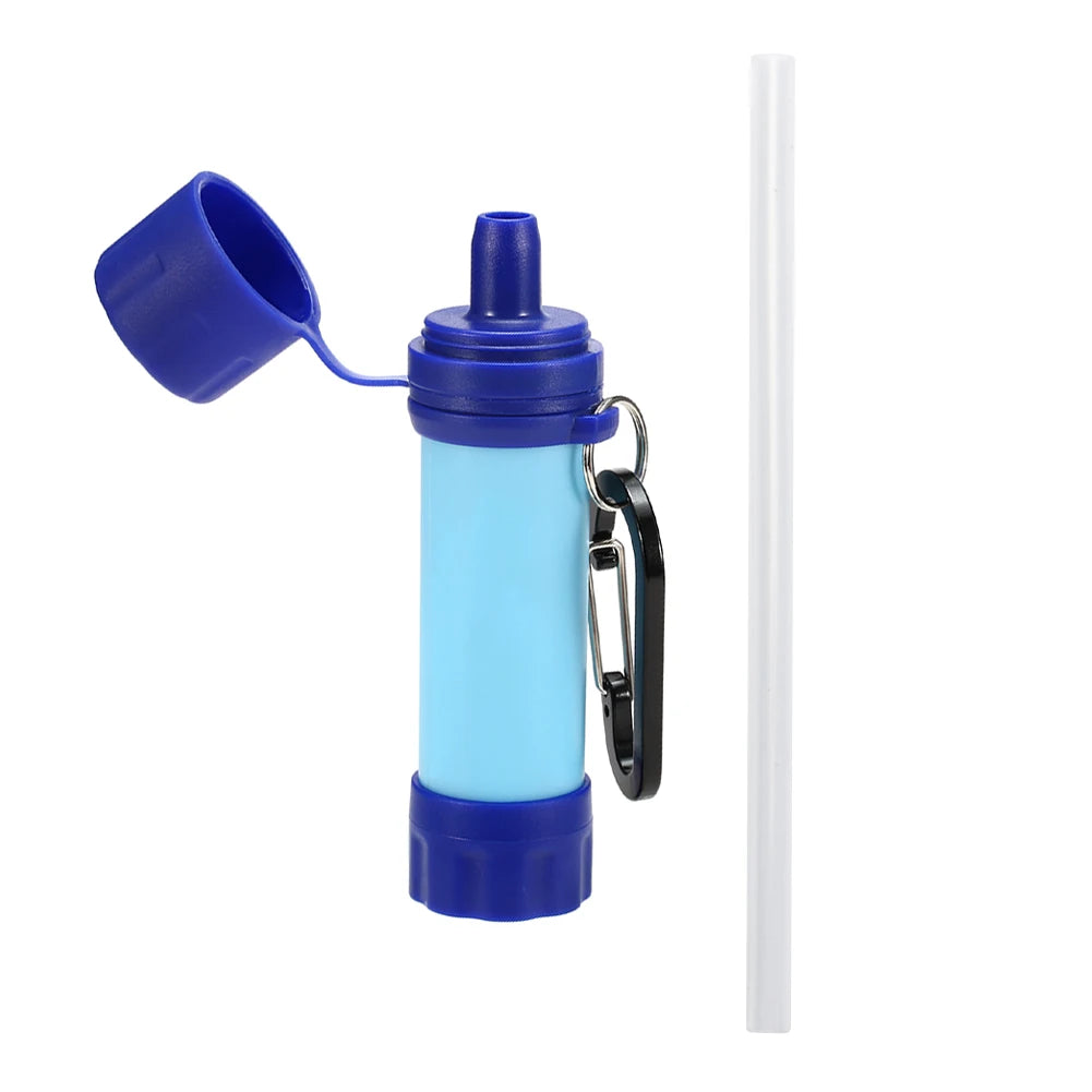 Personal Wild Life Emergency Water Filtering Tools Survival Water Purifier Straw for Outdoor Camping Hiking Hunting