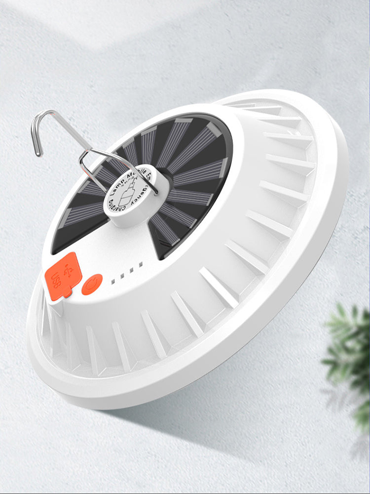 Solar UFO Light USB Charging LED Home Power Outage Emergency Light Outdoor Camping Light