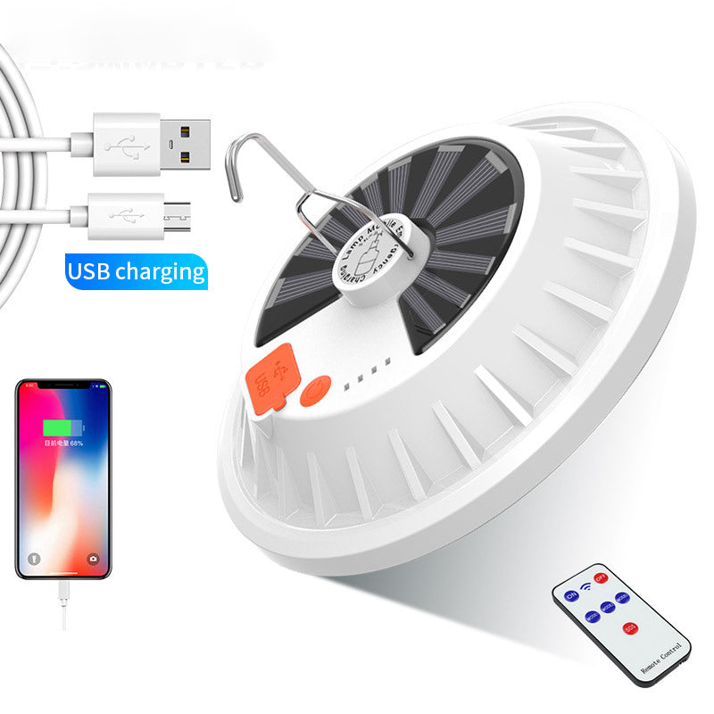 Solar UFO Light USB Charging LED Home Power Outage Emergency Light Outdoor Camping Light
