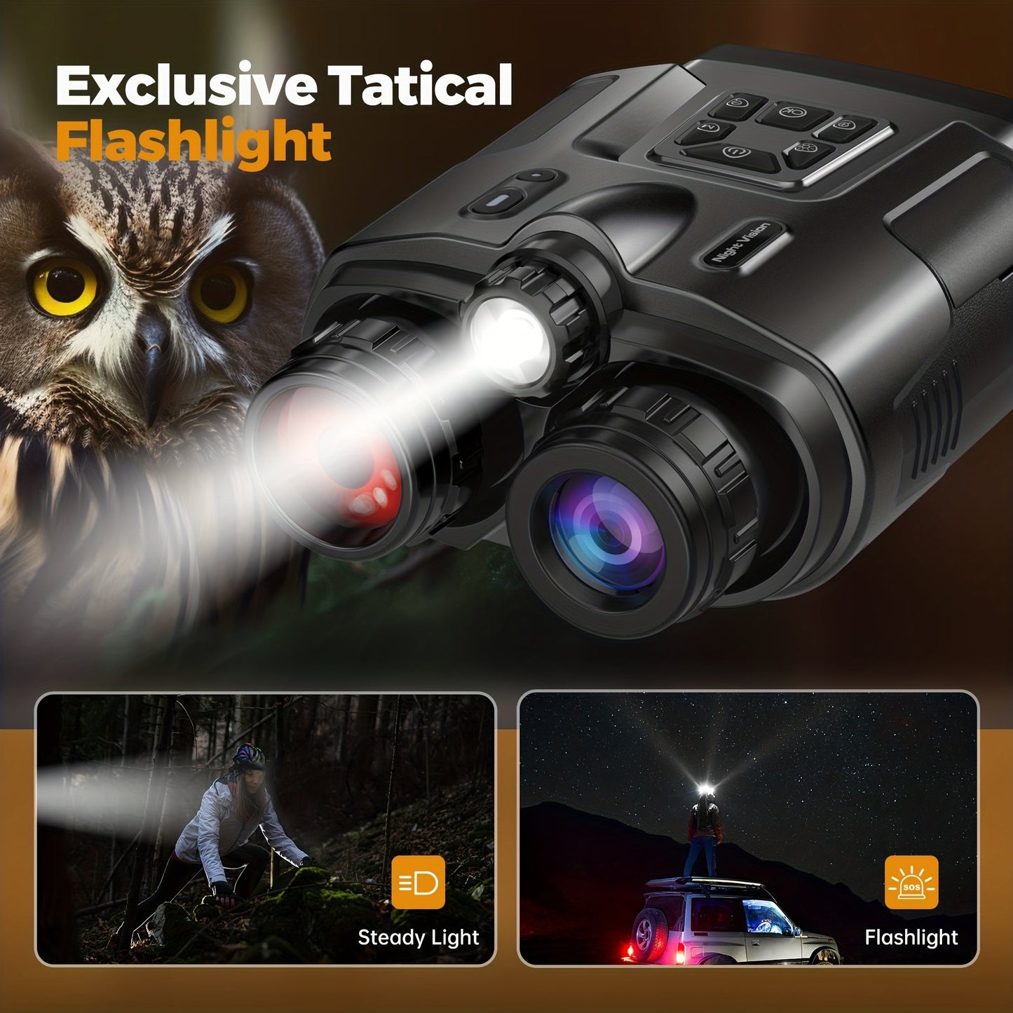 4K Infrared Night Vision Goggles with Zoom-3