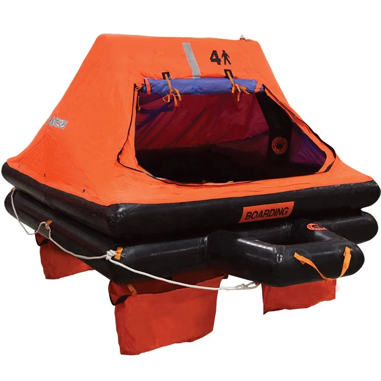 Custom OEM Ocean Survival Open Reversible Raft Inflatable Life Raft with 25 10 Person Life Raft