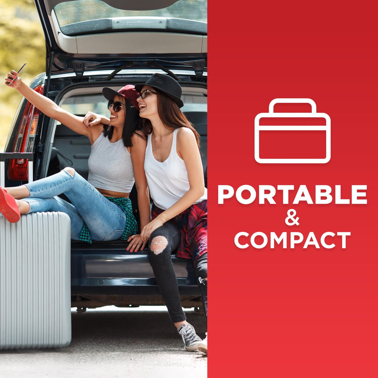 All-Purpose Portable Compact First Aid Kit for Minor Cuts, Scrapes, Sprains & Burns, Home, Car, Travel, Camping & Outdoor Emergency Kit, FSA/HSA Eligible, 160 Pieces