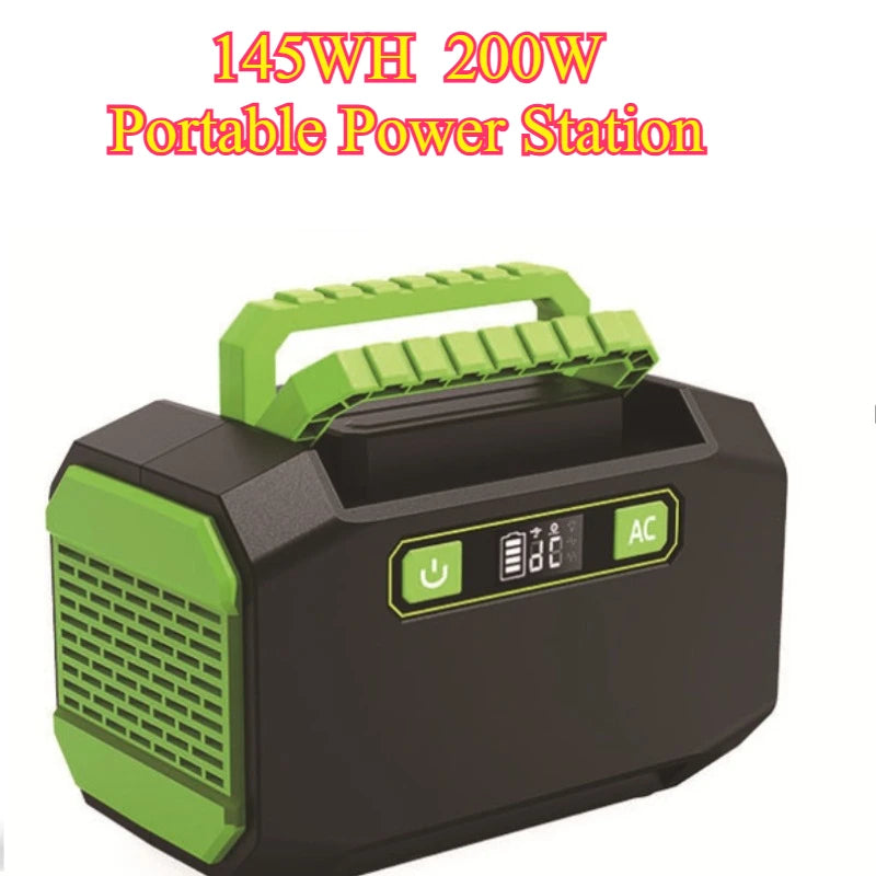 145Wh/173Wh 200W Portable Power Station 220V/110V Solar Generator Outdoor Emergency Mobile Power Bank For Camping Power LED