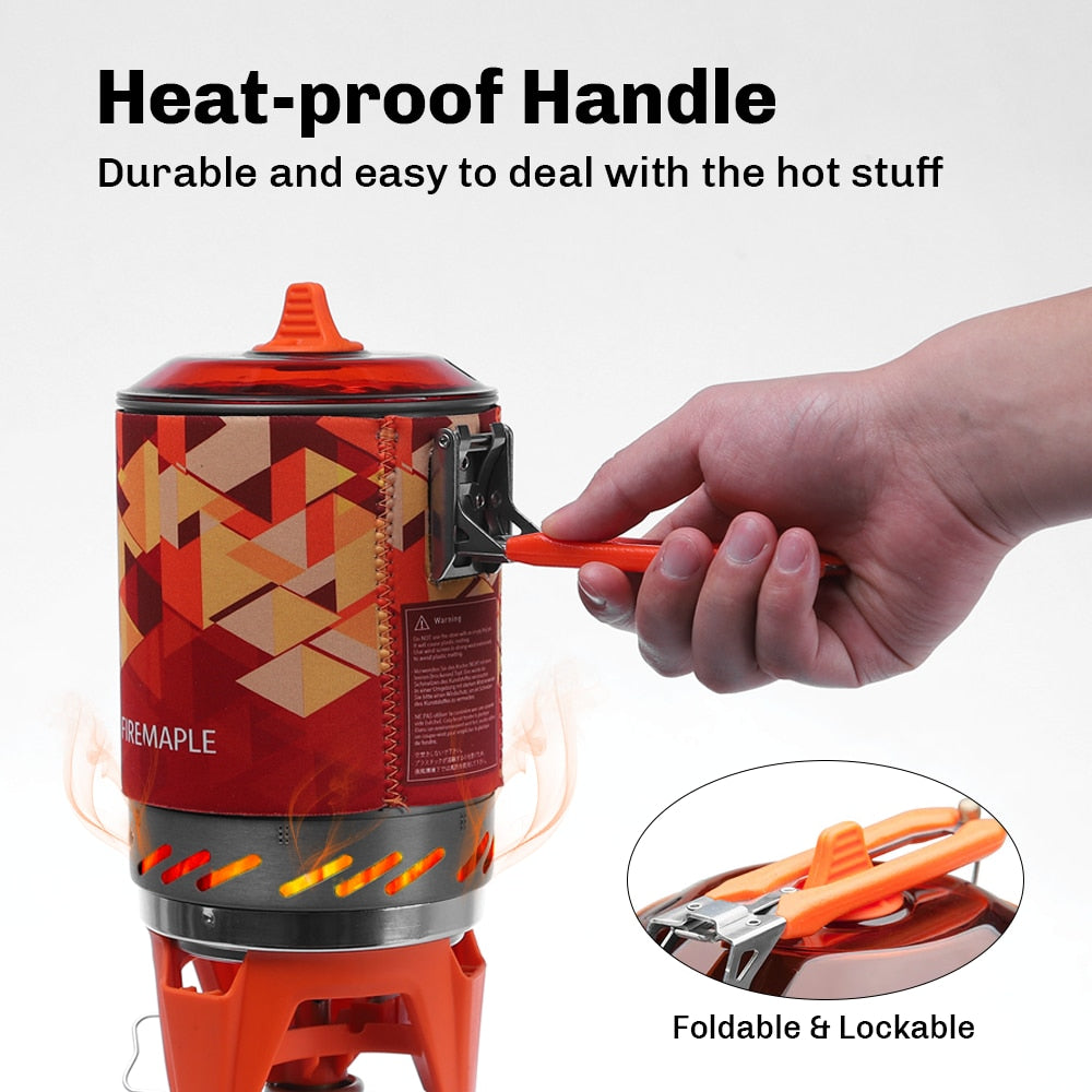 Portable Cooking System With Heat Exchanger-4