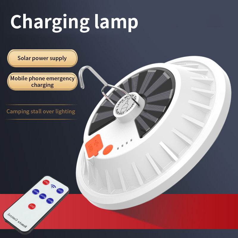 Solar UFO Light USB Charging LED Home Power Outage Emergency Light Outdoor Camping Light