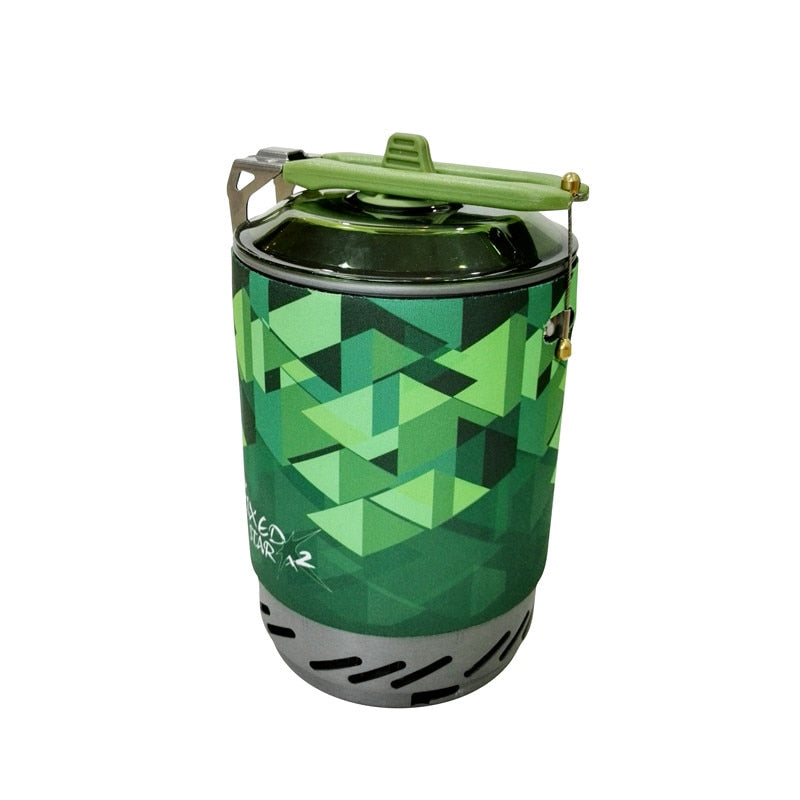 Portable Cooking System With Heat Exchanger-2