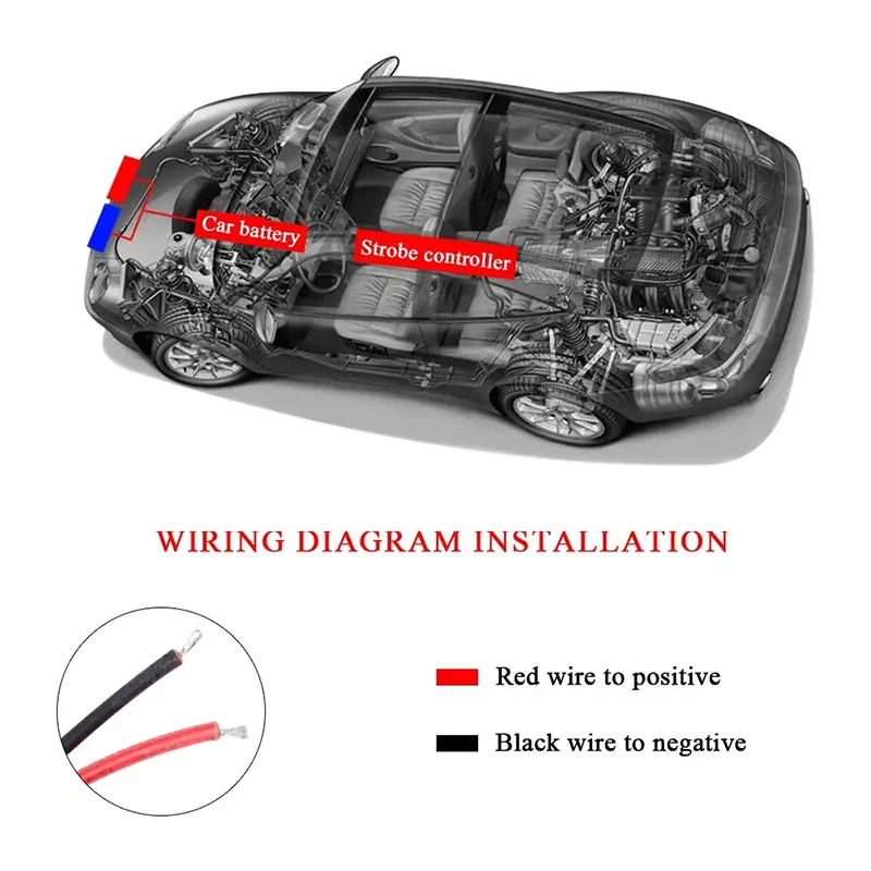 Car Front Grille Emergency Strobe Lights LED-3
