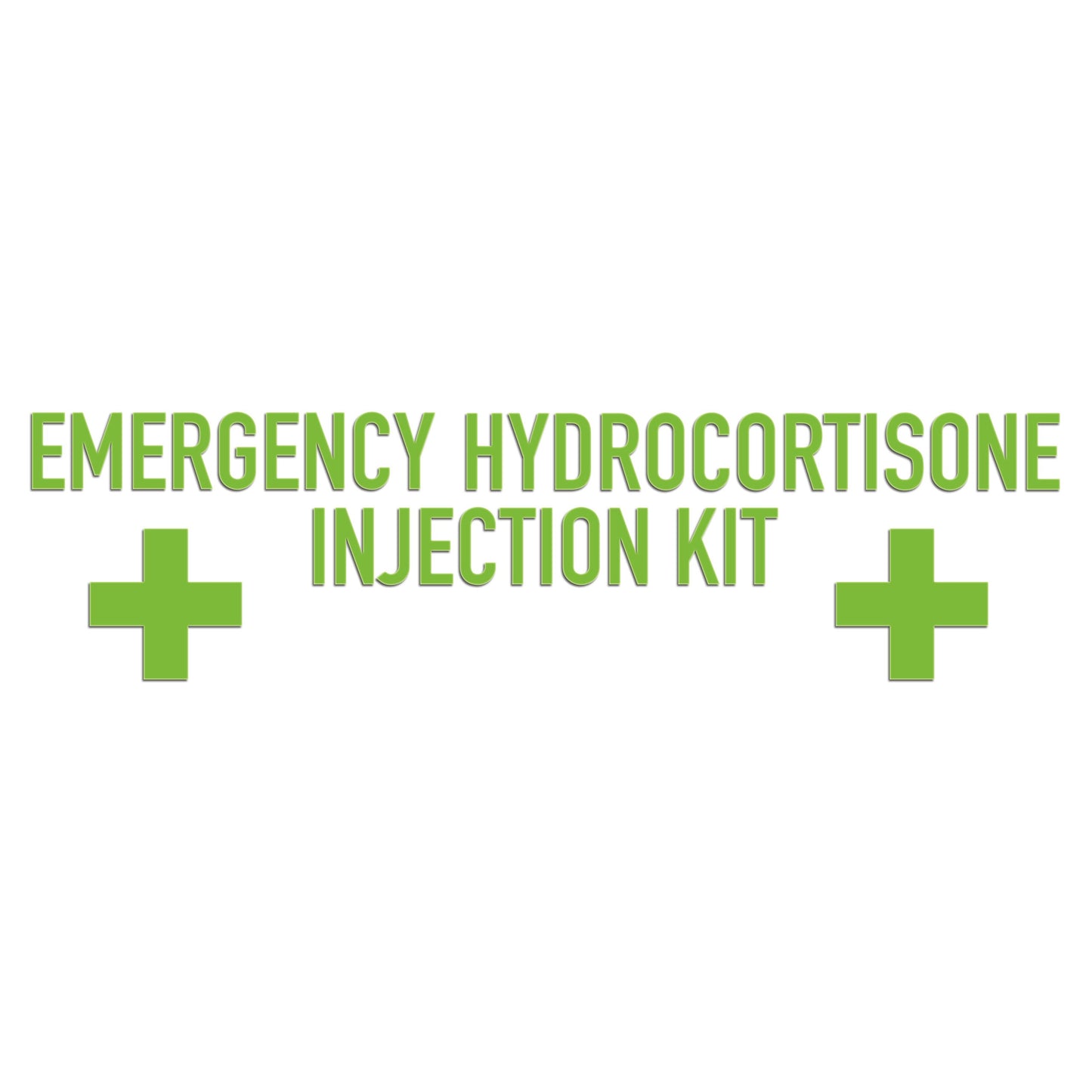 Emergency Hydrocortisone Injection Kit Sticker-7