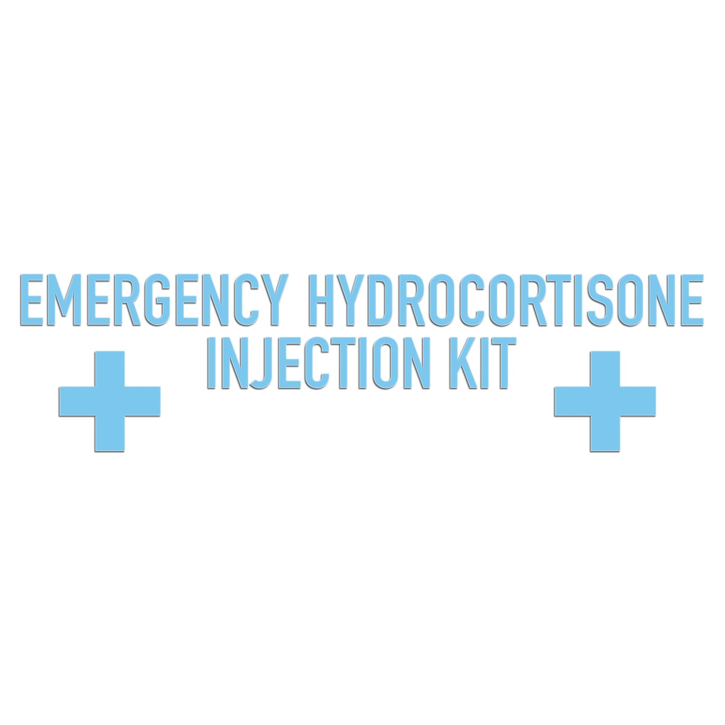 Emergency Hydrocortisone Injection Kit Sticker-8