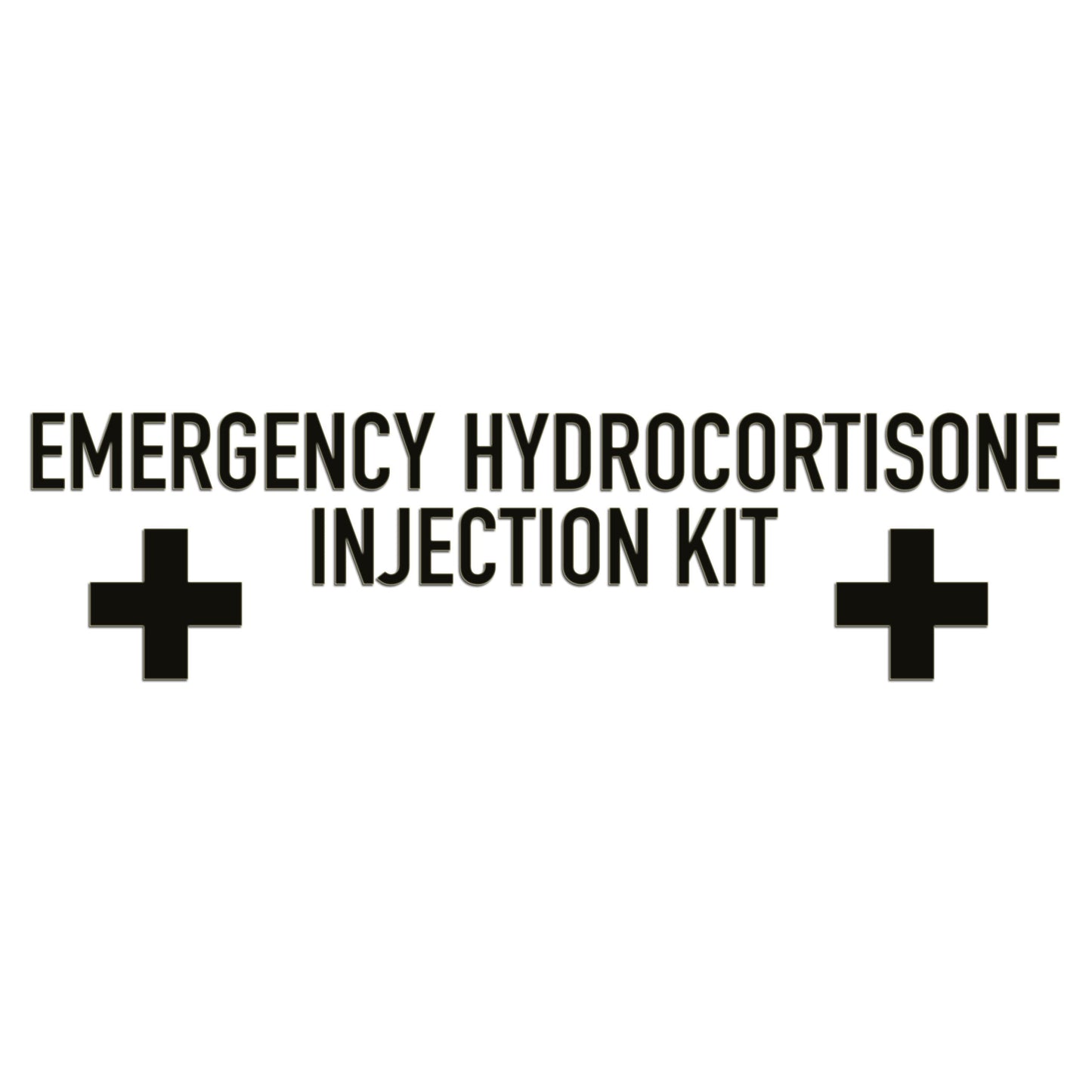 Emergency Hydrocortisone Injection Kit Sticker-9