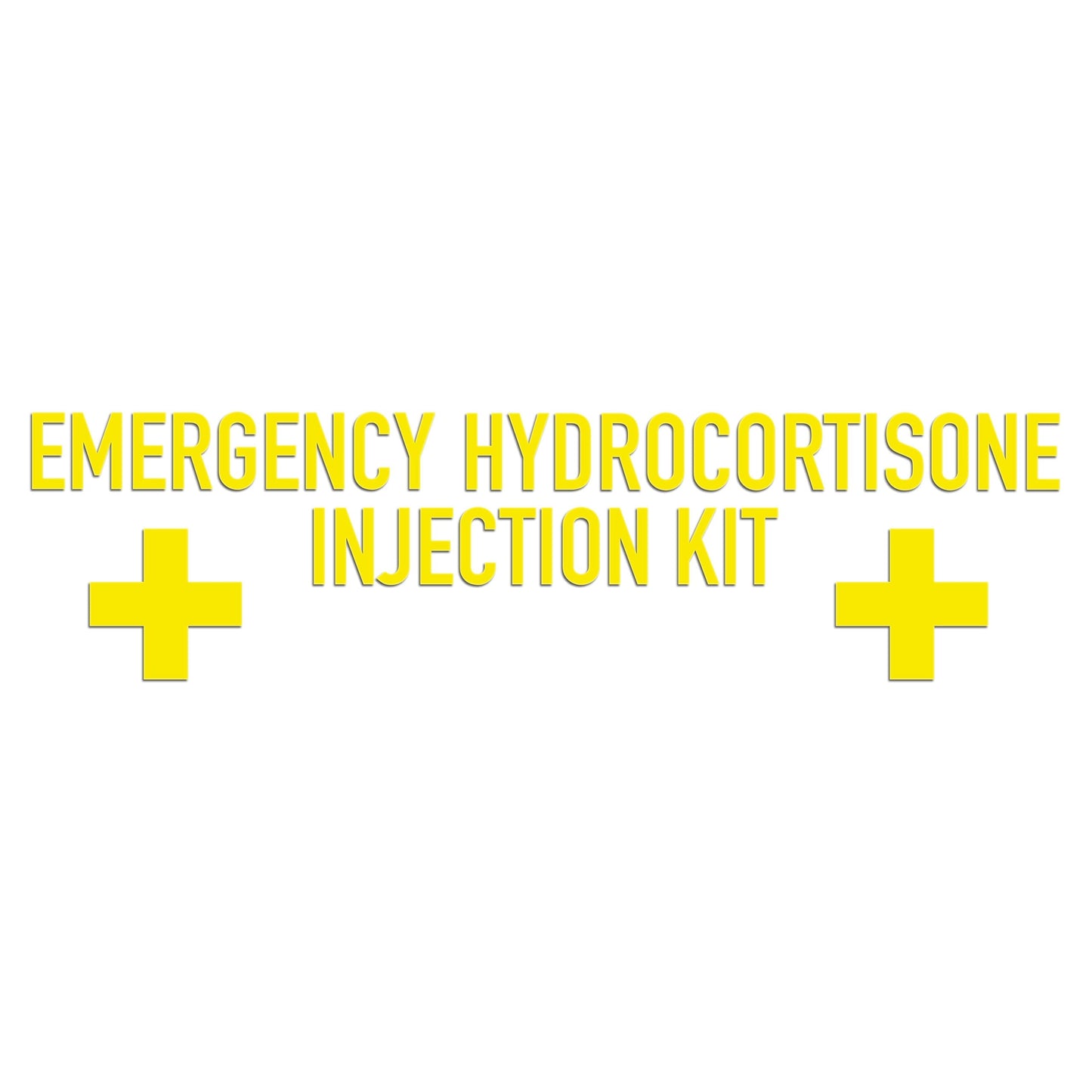 Emergency Hydrocortisone Injection Kit Sticker-10