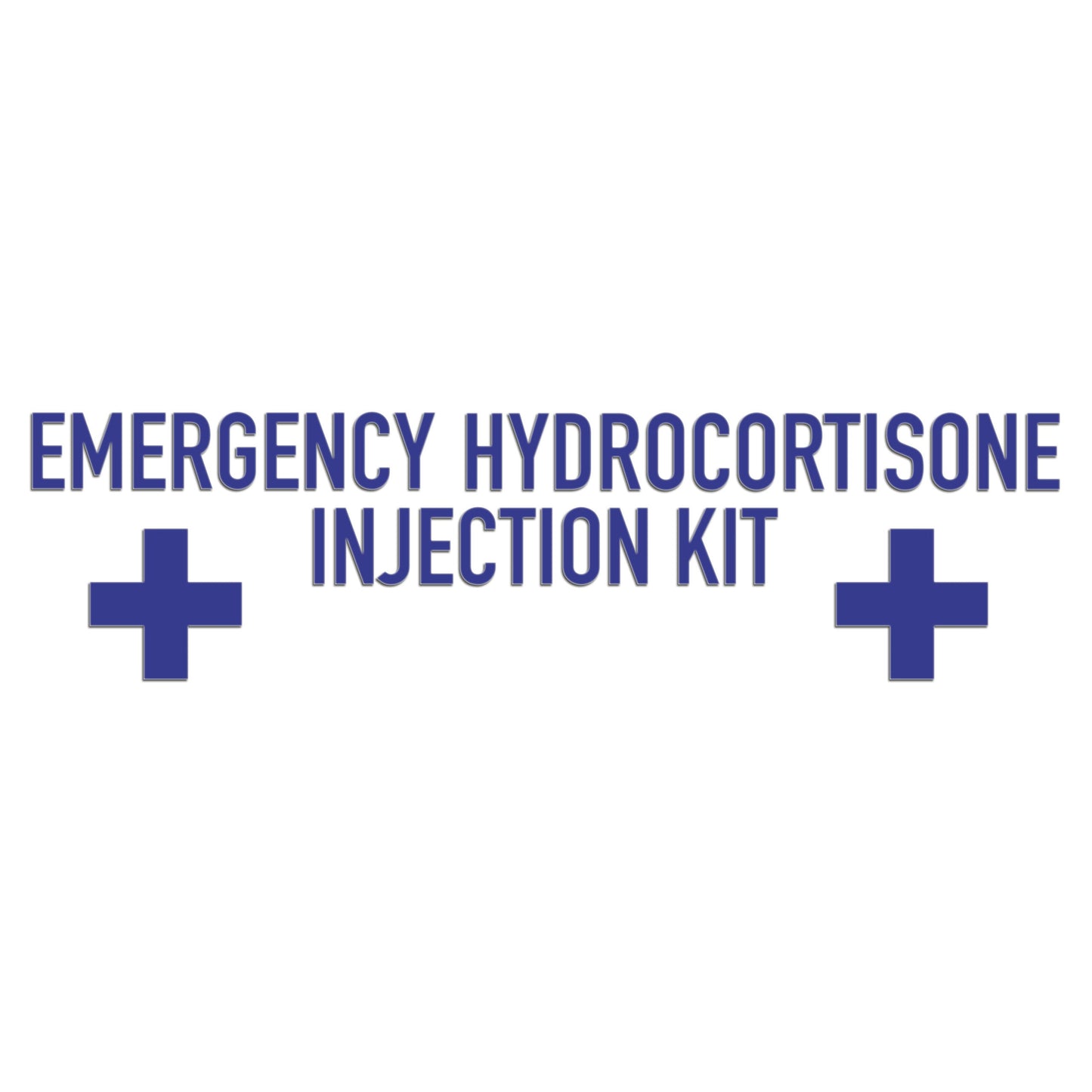 Emergency Hydrocortisone Injection Kit Sticker-11