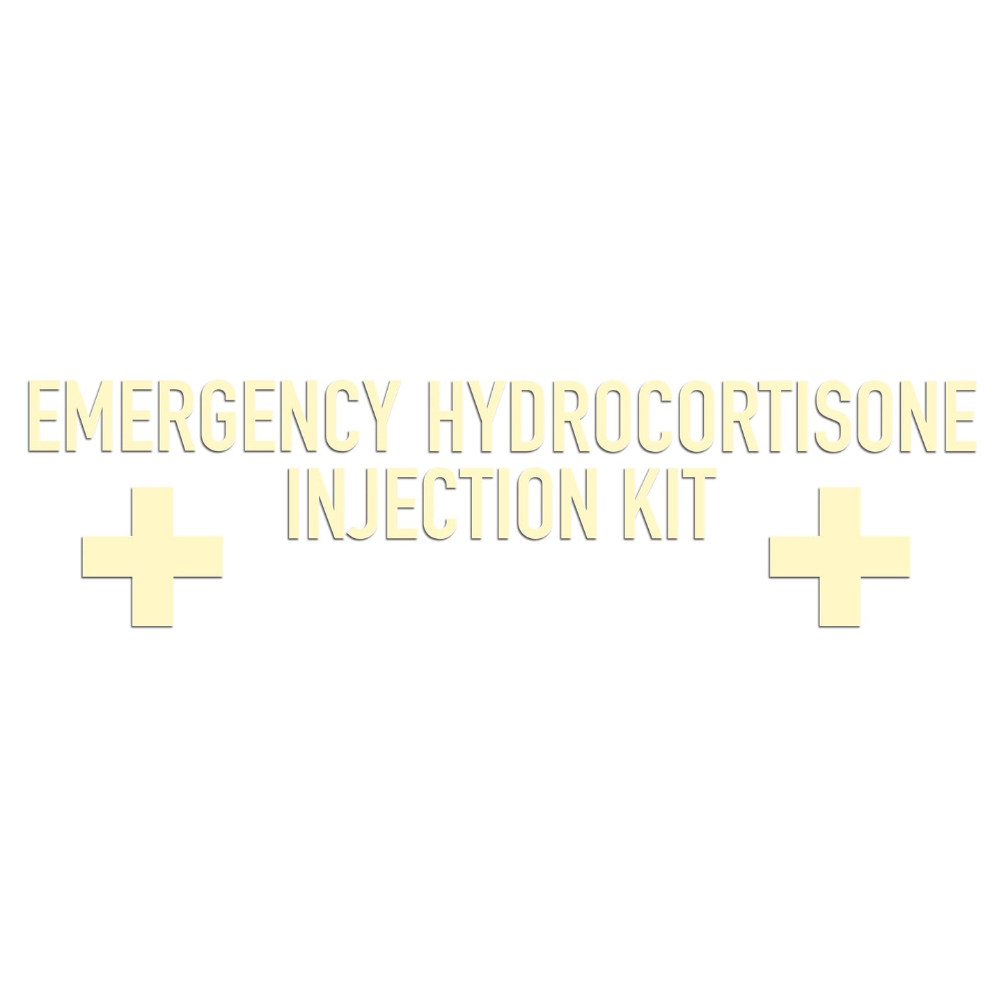 Emergency Hydrocortisone Injection Kit Sticker-12