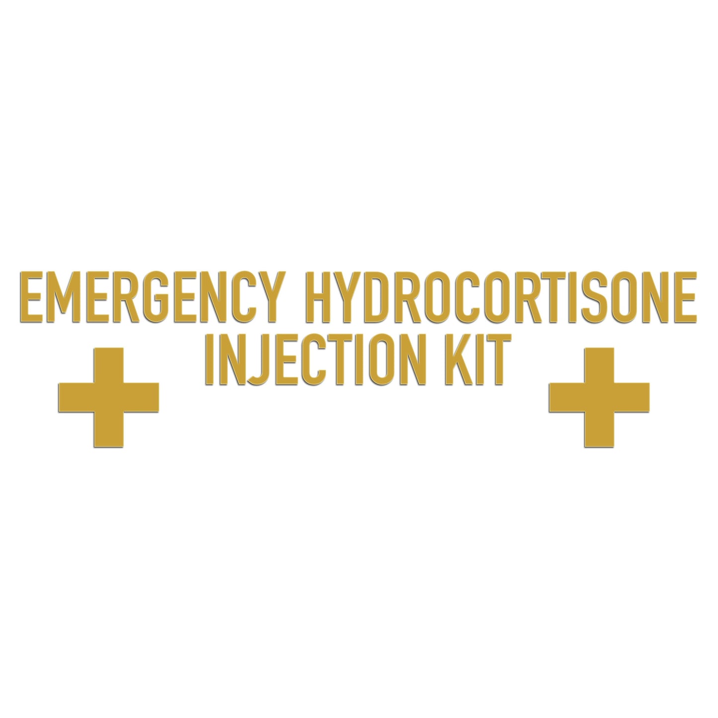Emergency Hydrocortisone Injection Kit Sticker-14
