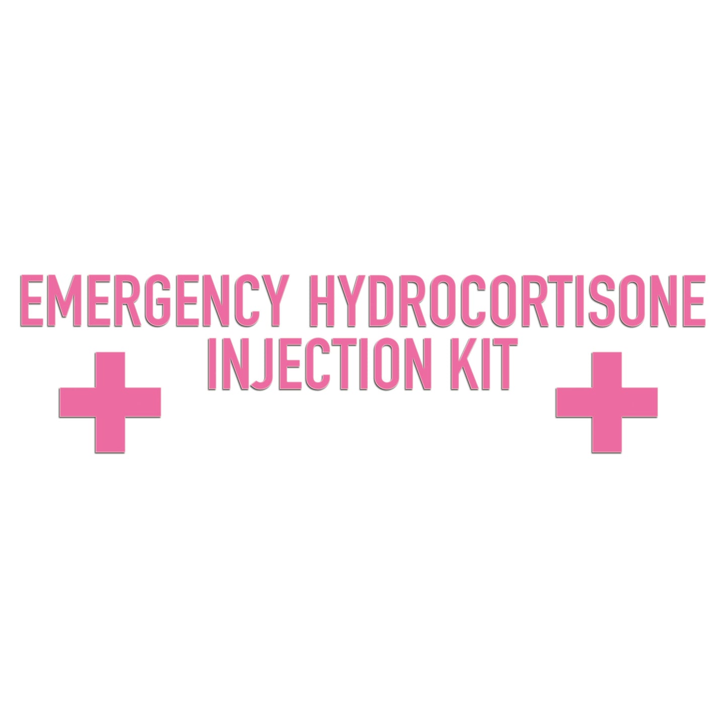 Emergency Hydrocortisone Injection Kit Sticker-16