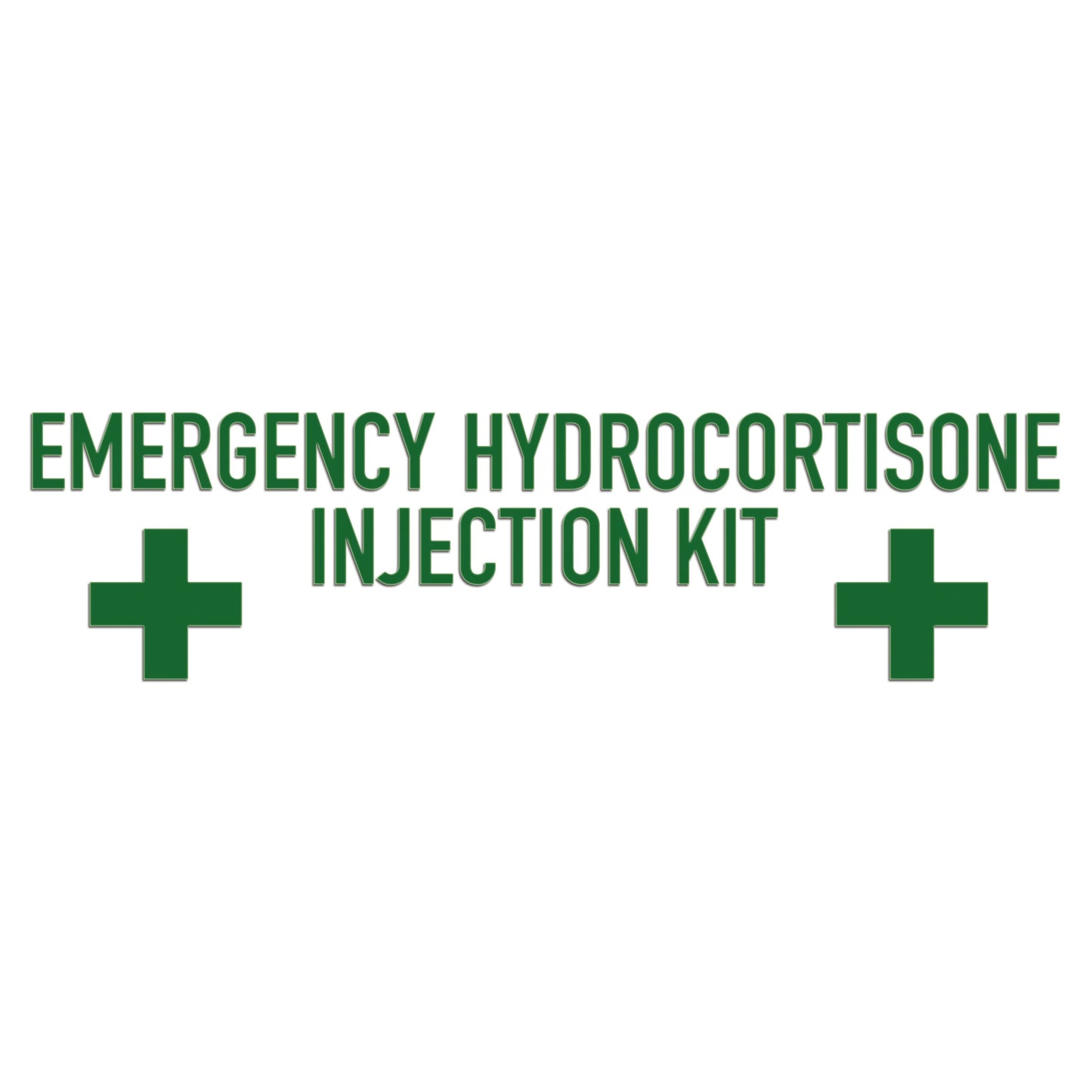 Emergency Hydrocortisone Injection Kit Sticker-18