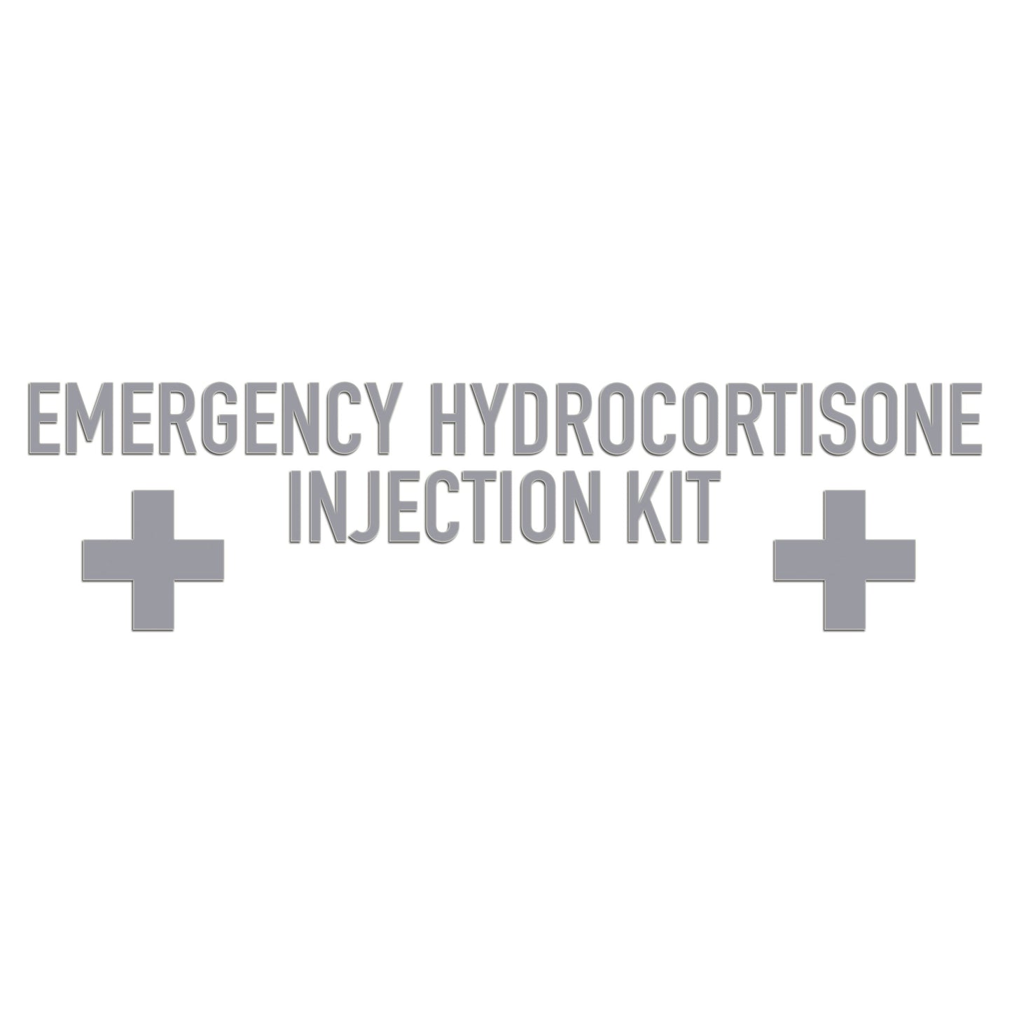 Emergency Hydrocortisone Injection Kit Sticker-19