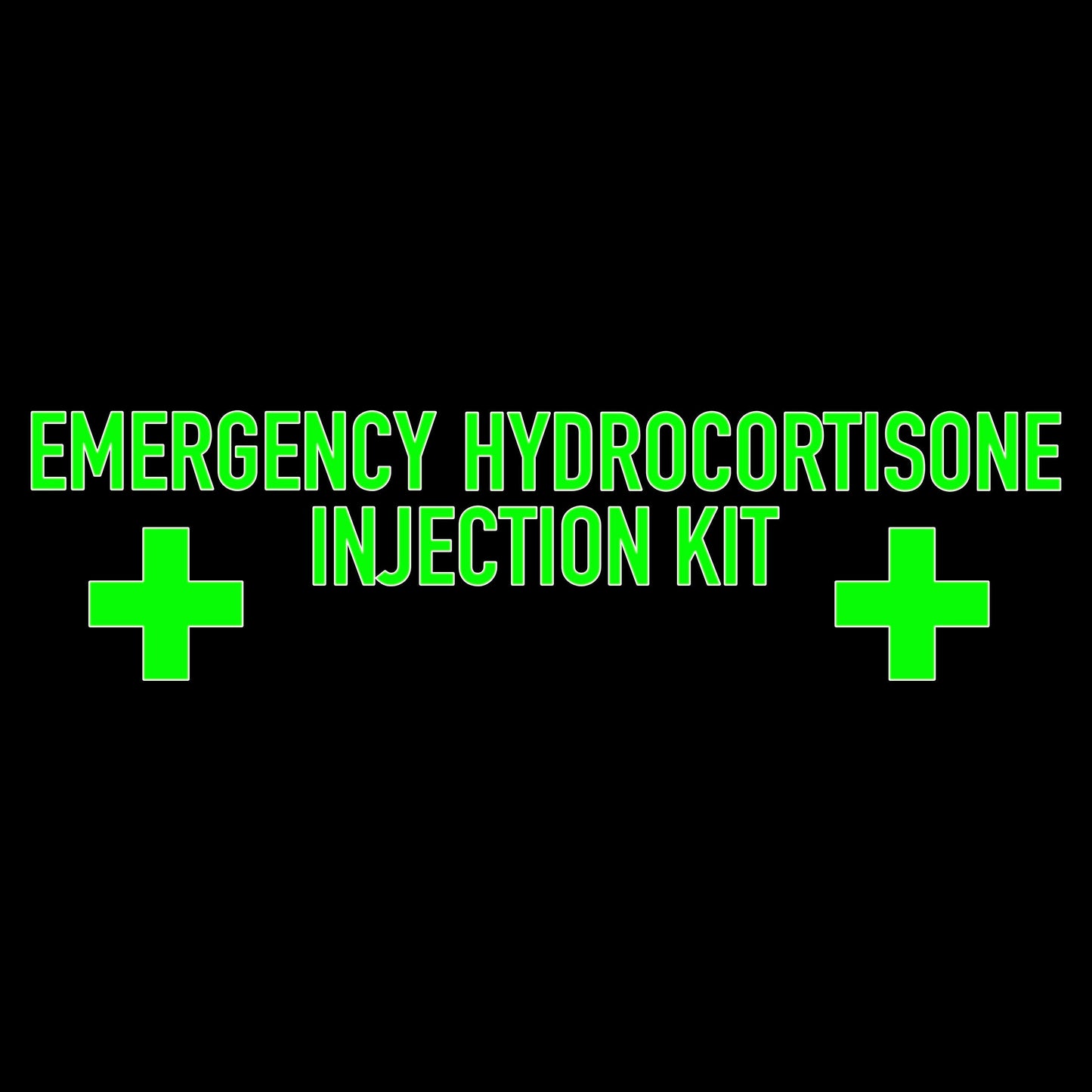 Emergency Hydrocortisone Injection Kit Sticker-21