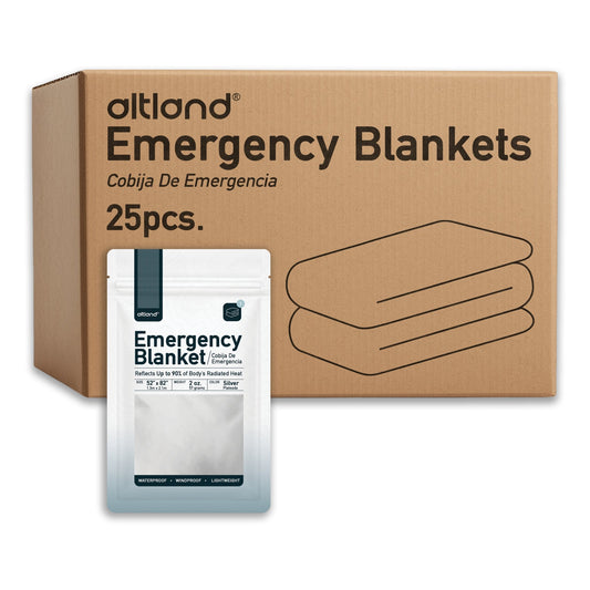25 Pack of Emergency Blankets-0