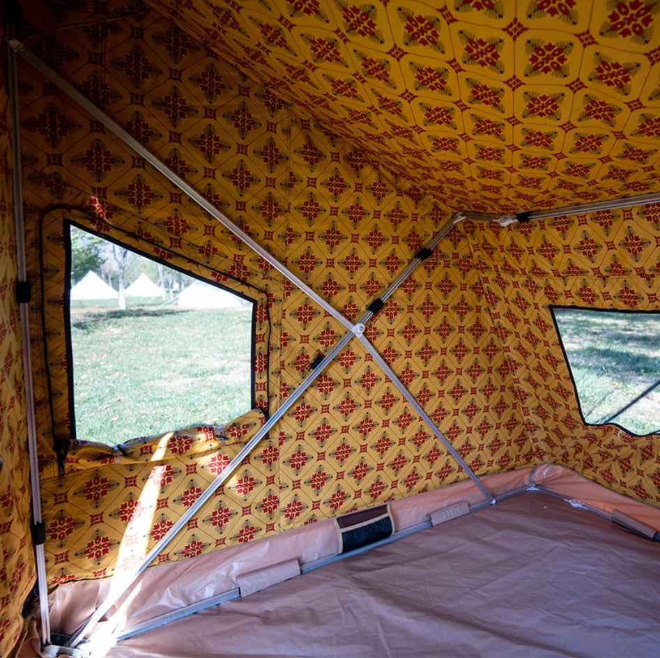 30s Quick Open Tent Construction-free Double-layer Field Survival Tent