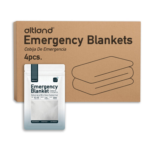 4 Pack of Emergency Blankets-0