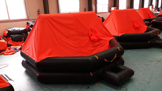 Custom OEM Ocean Survival Open Reversible Raft Inflatable Life Raft with 25 10 Person Life Raft