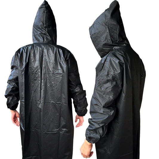 Disposable Portable EVA Raincoats for Adults Reusable Rain Ponchos Outdoor Motorcycle Cycling Hiking Lightweight Raincoats