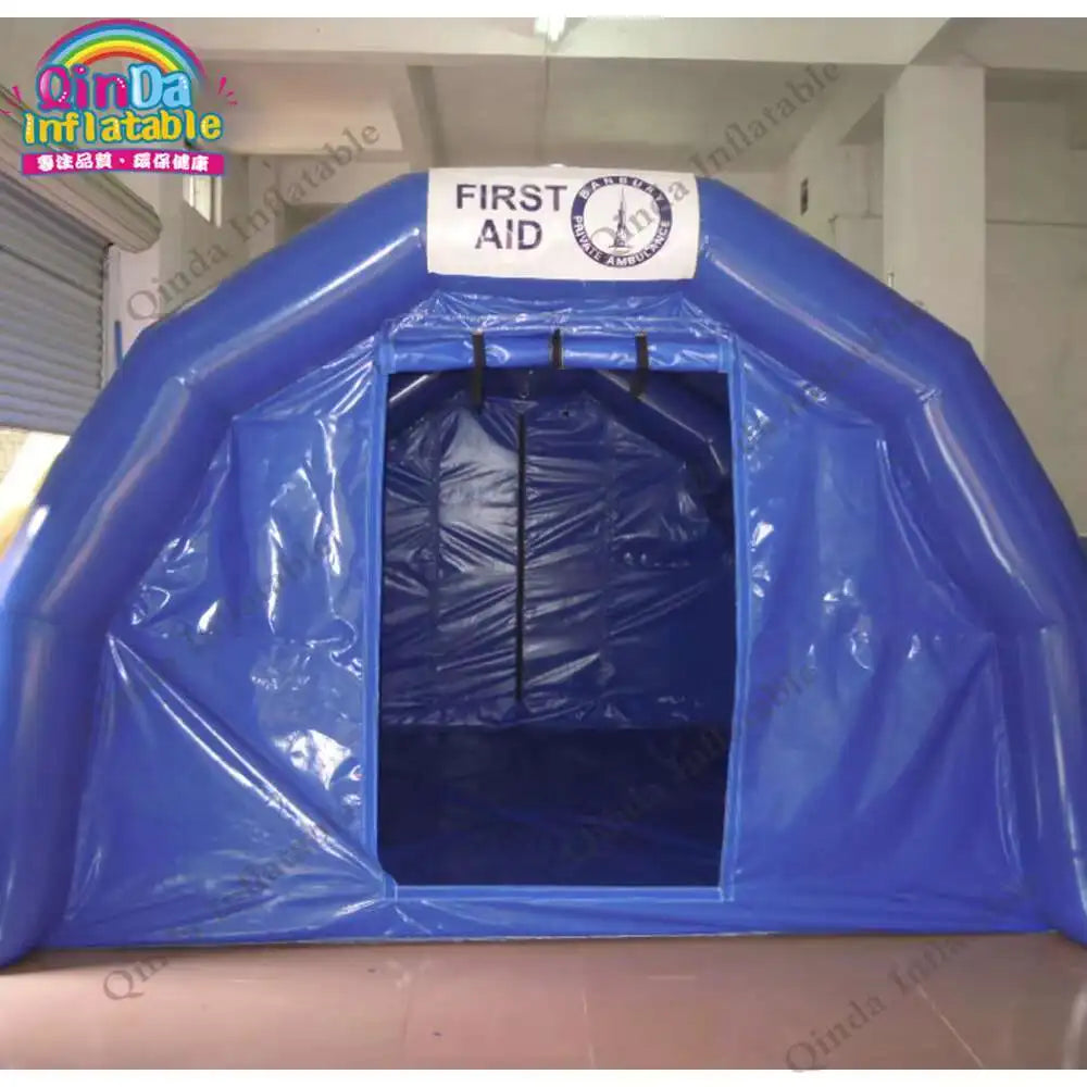 Customized Inflatable Emergency Survival Tent Mobile Inflatable First Aid Tent With Floor