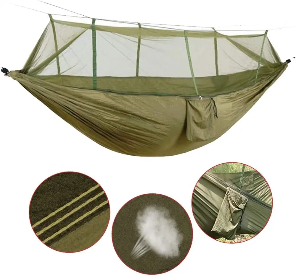 2-Person Camping Hammock with Mosquito Net-1