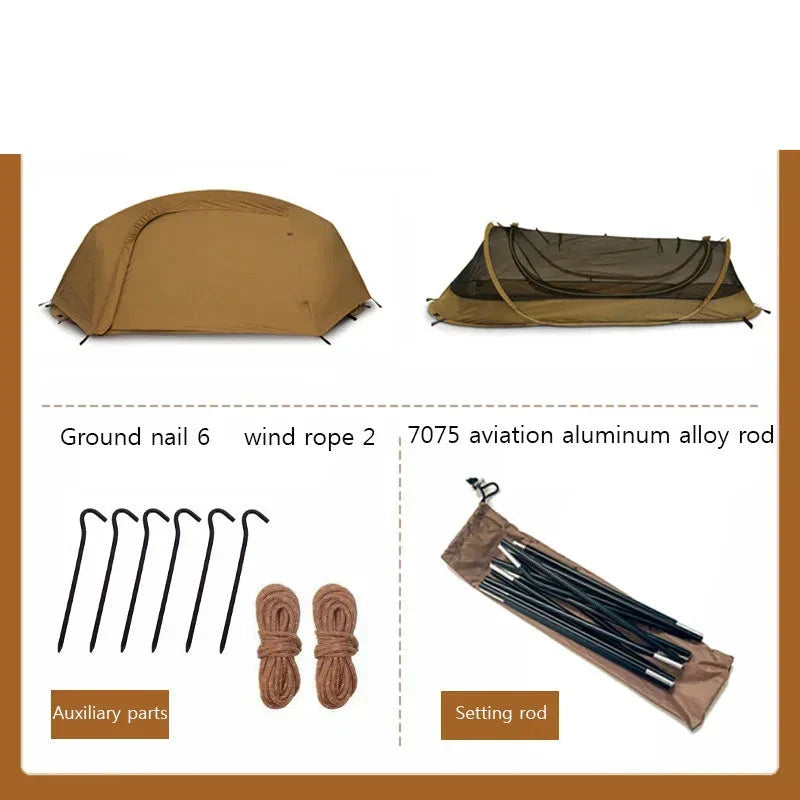 Lightweight Single-Person Camping Hiking Tent Waterproof-1