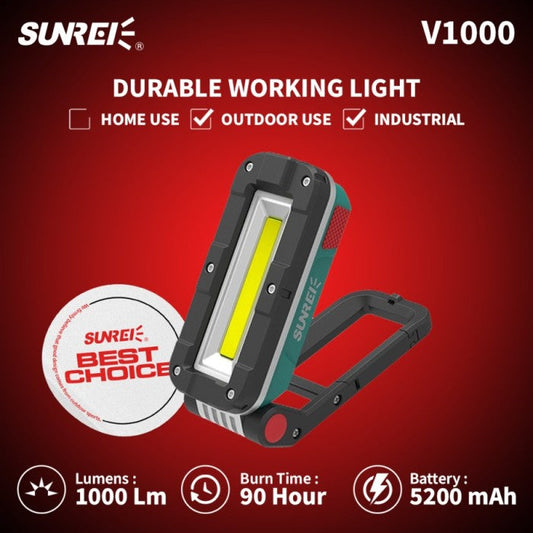 Sunrei V1000 Emergency COB Lamp-0