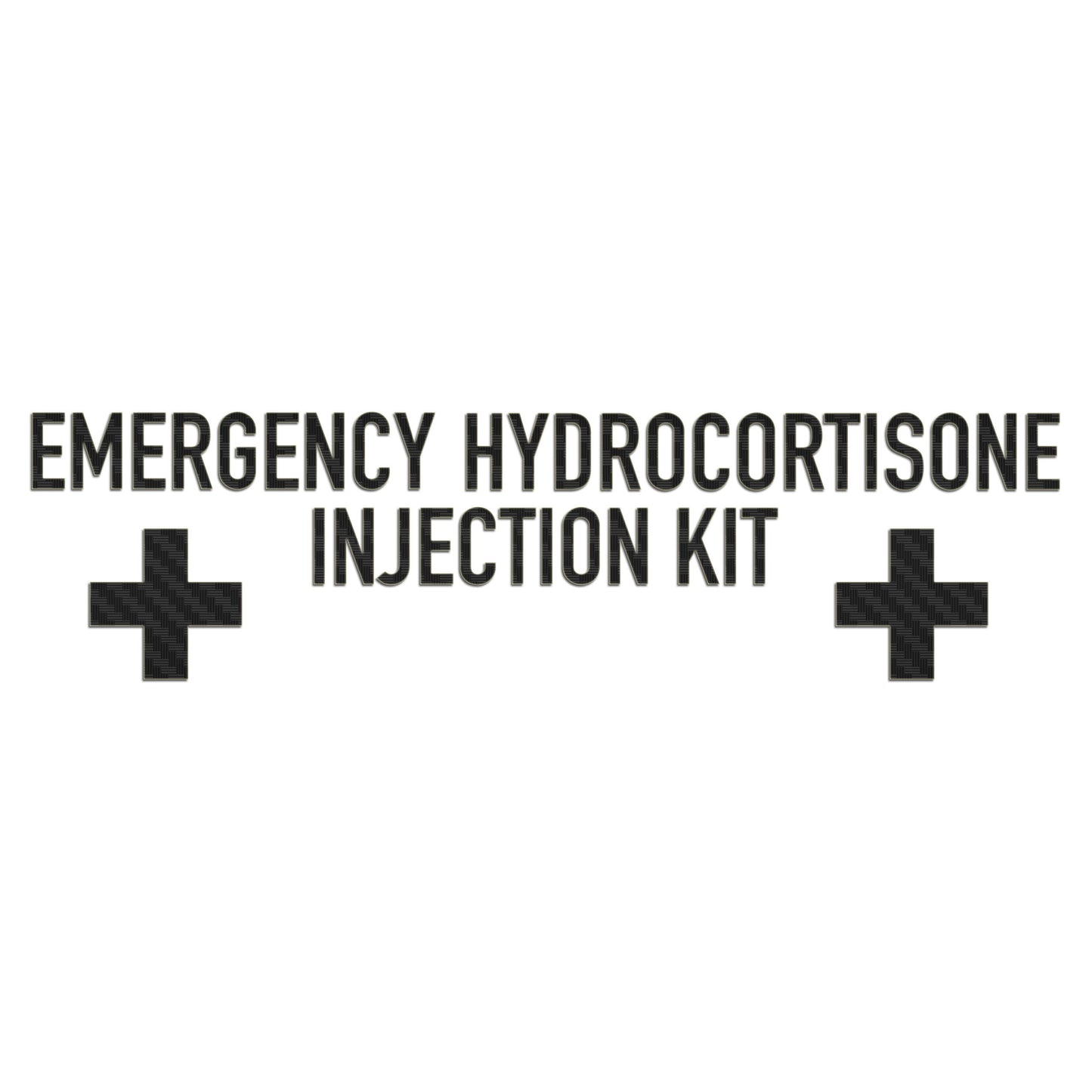 Emergency Hydrocortisone Injection Kit Sticker-3