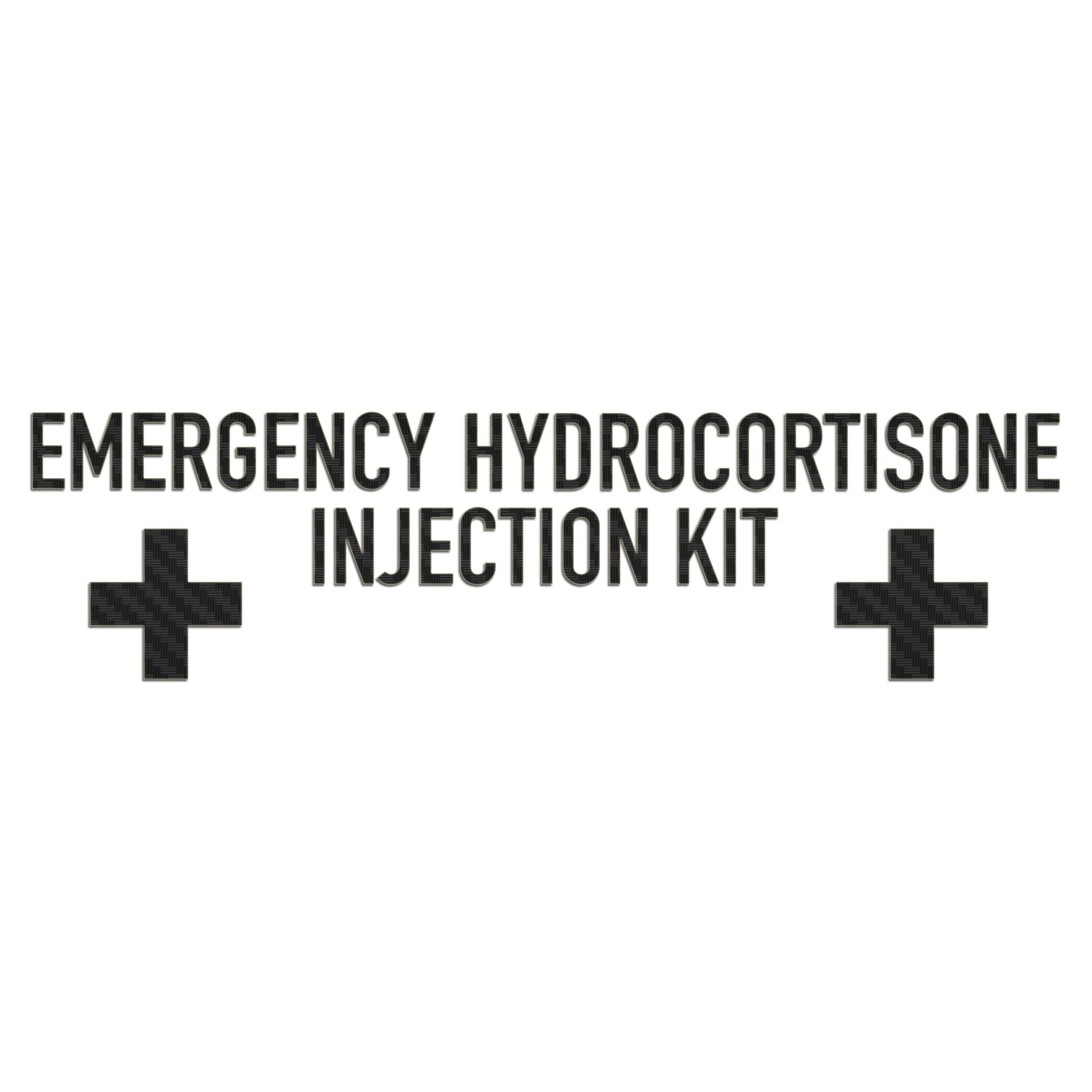 Emergency Hydrocortisone Injection Kit Sticker-3