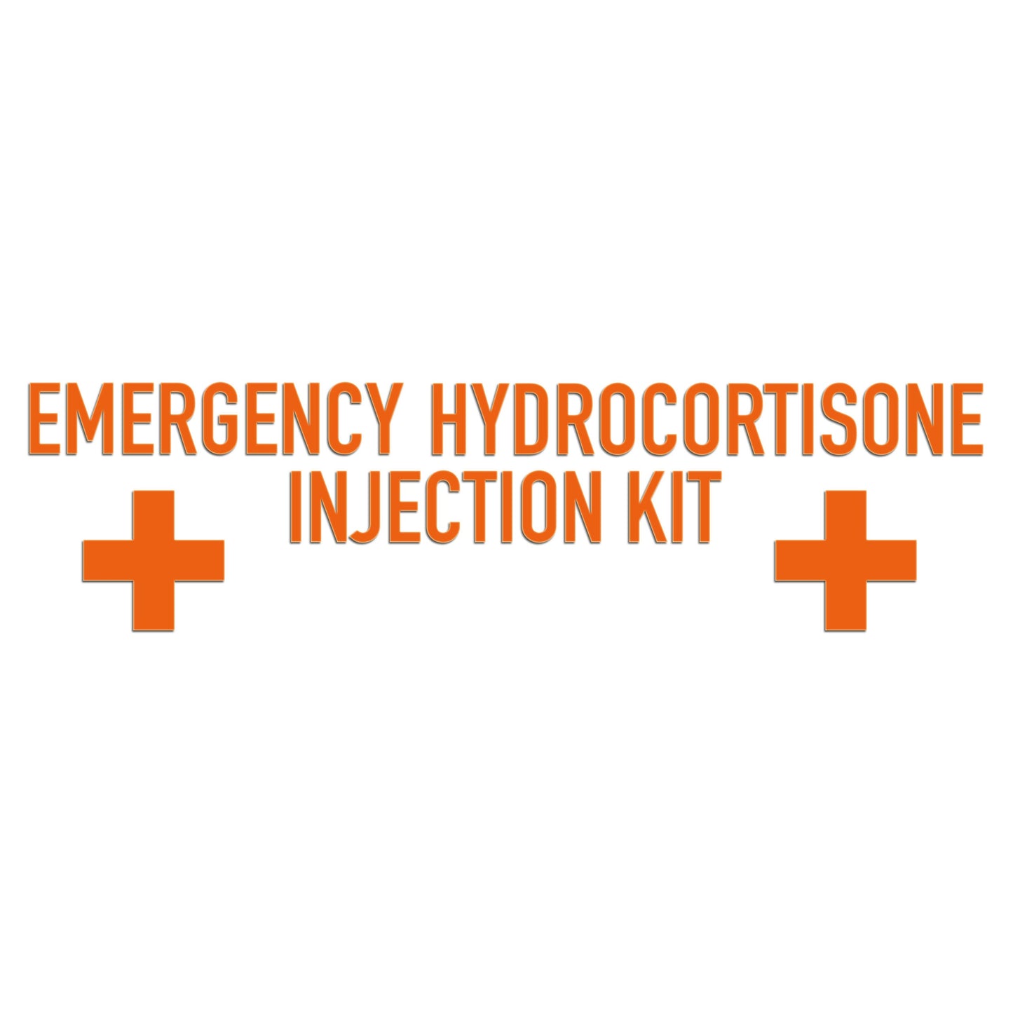 Emergency Hydrocortisone Injection Kit Sticker-15